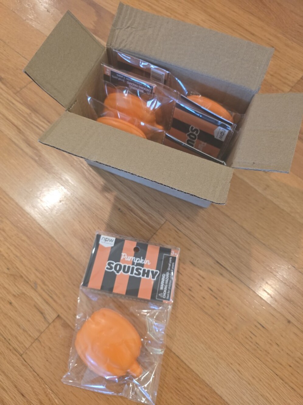 Pumpkin Squishy Set Of 6